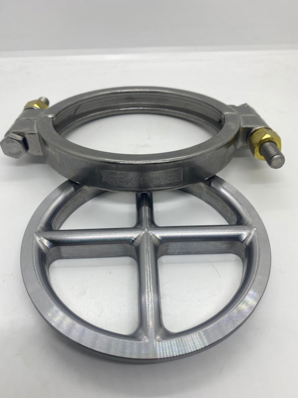 Apex Diesel S400 4″ Billet Turbine Wheel Cross Guard PN-4640-1 With BILLET Clamp