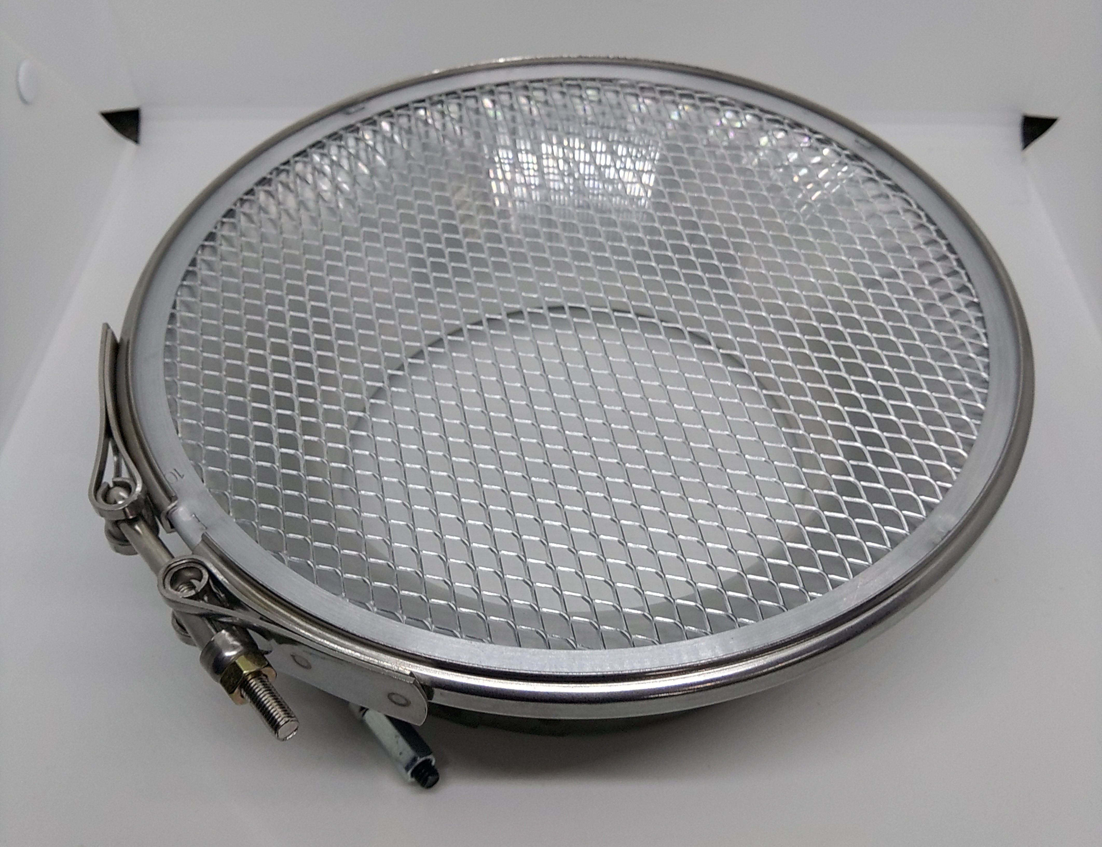 Billet 10" x 7" Velocity Stack With V-Band Clamp on Screen