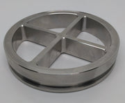 Apex Diesel Billet Stainless Turbine Wheel Cross Guard / Cross Bolt 5.160″ Vband Weld Flange Adapter PN-5160-2