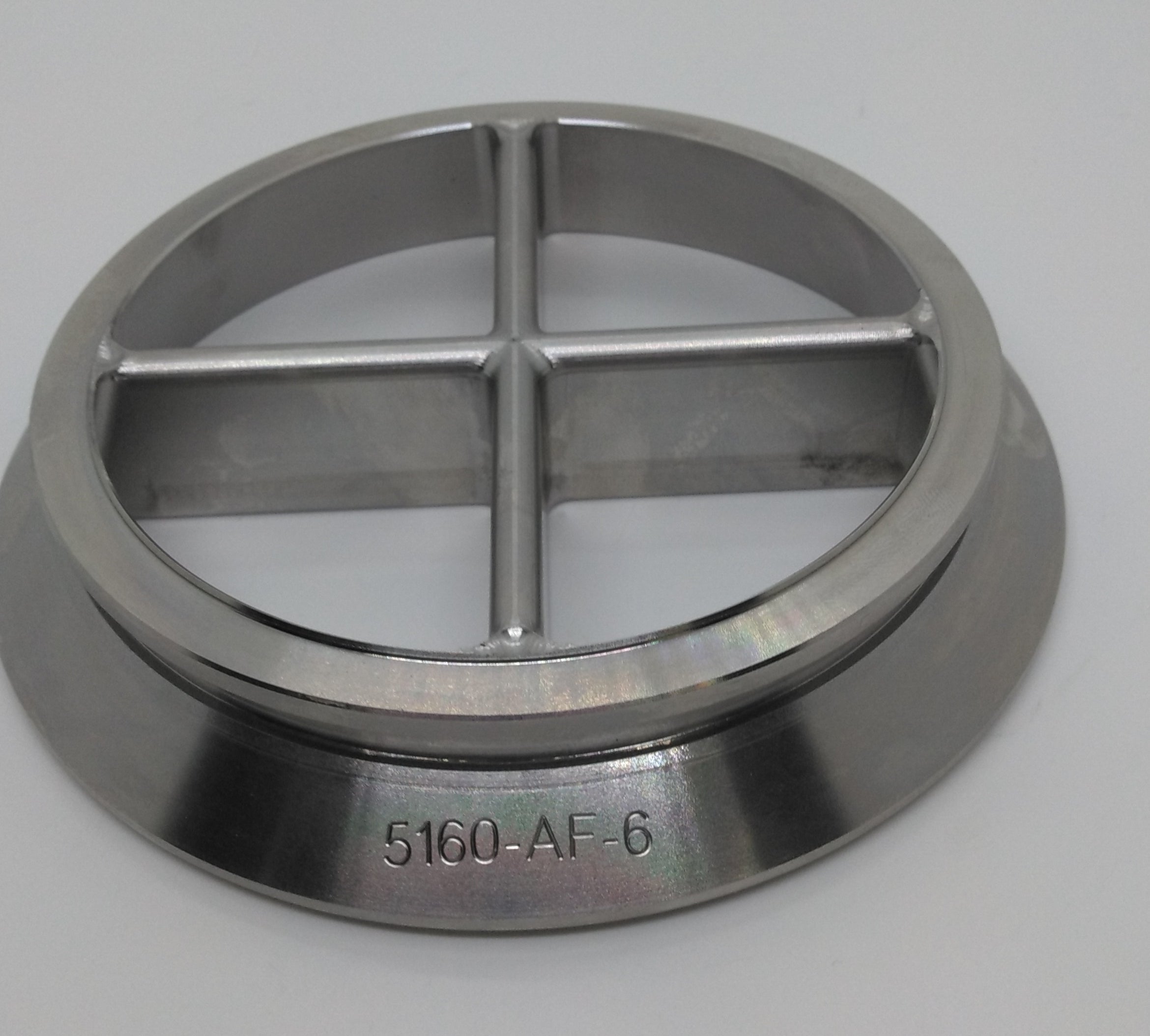 Apex Diesel Billet Stainless Steel Turbine Wheel Cross Guard adapter flange 5.160″ to 6''Adapter PN-5160-AF-6