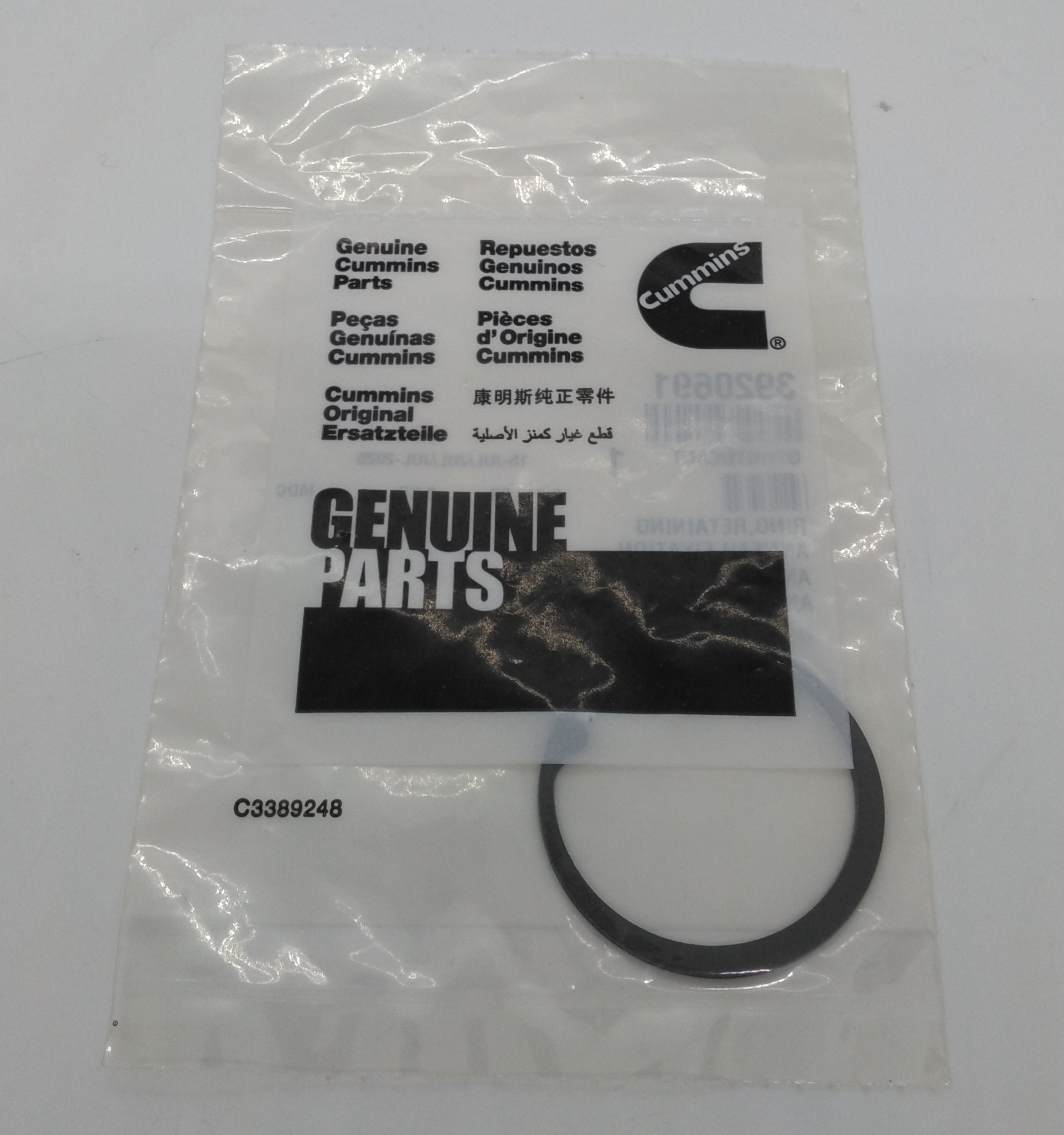 Cummins Wrist Pin Retaining Clip