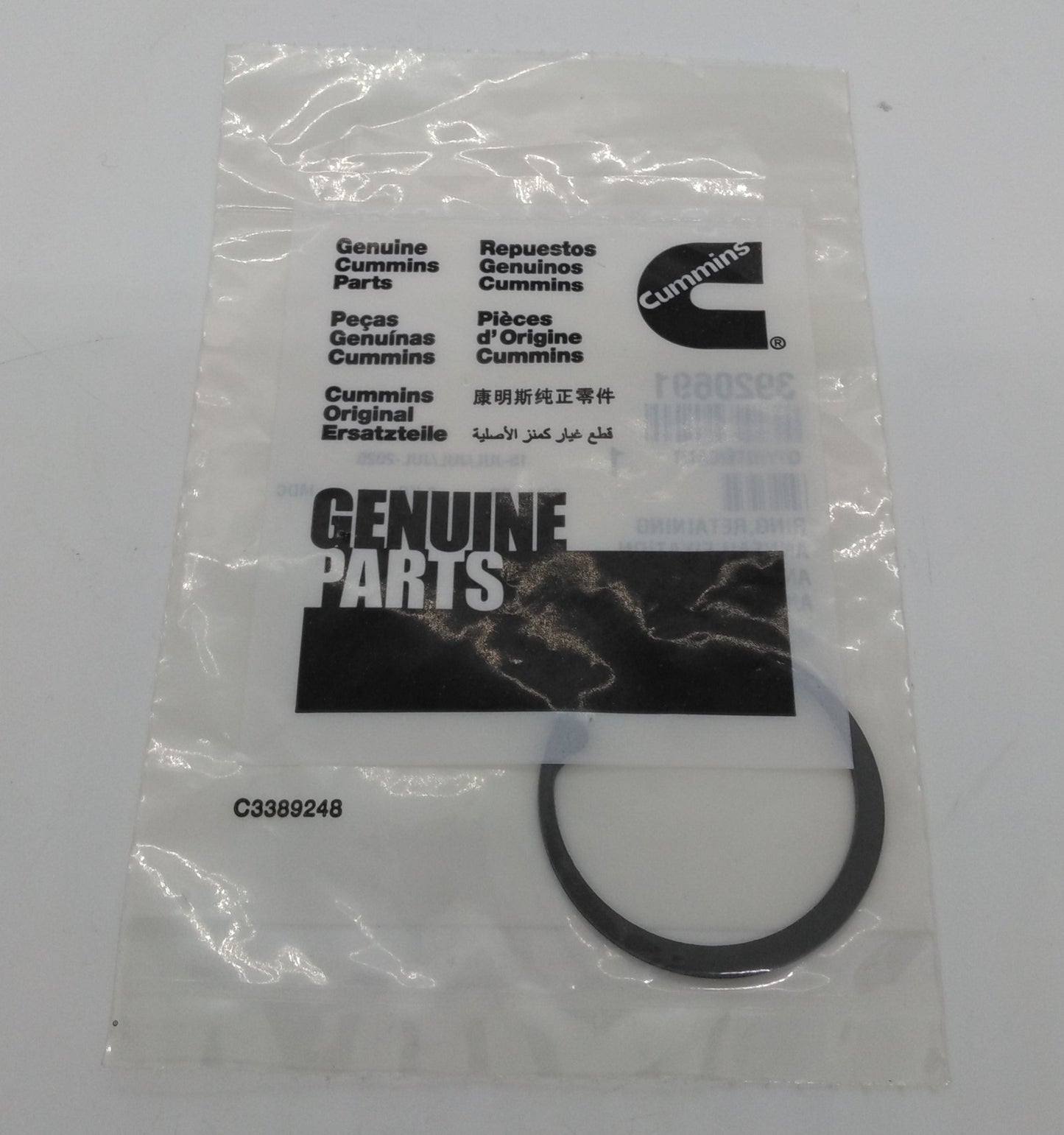Cummins Wrist Pin Retaining Clip