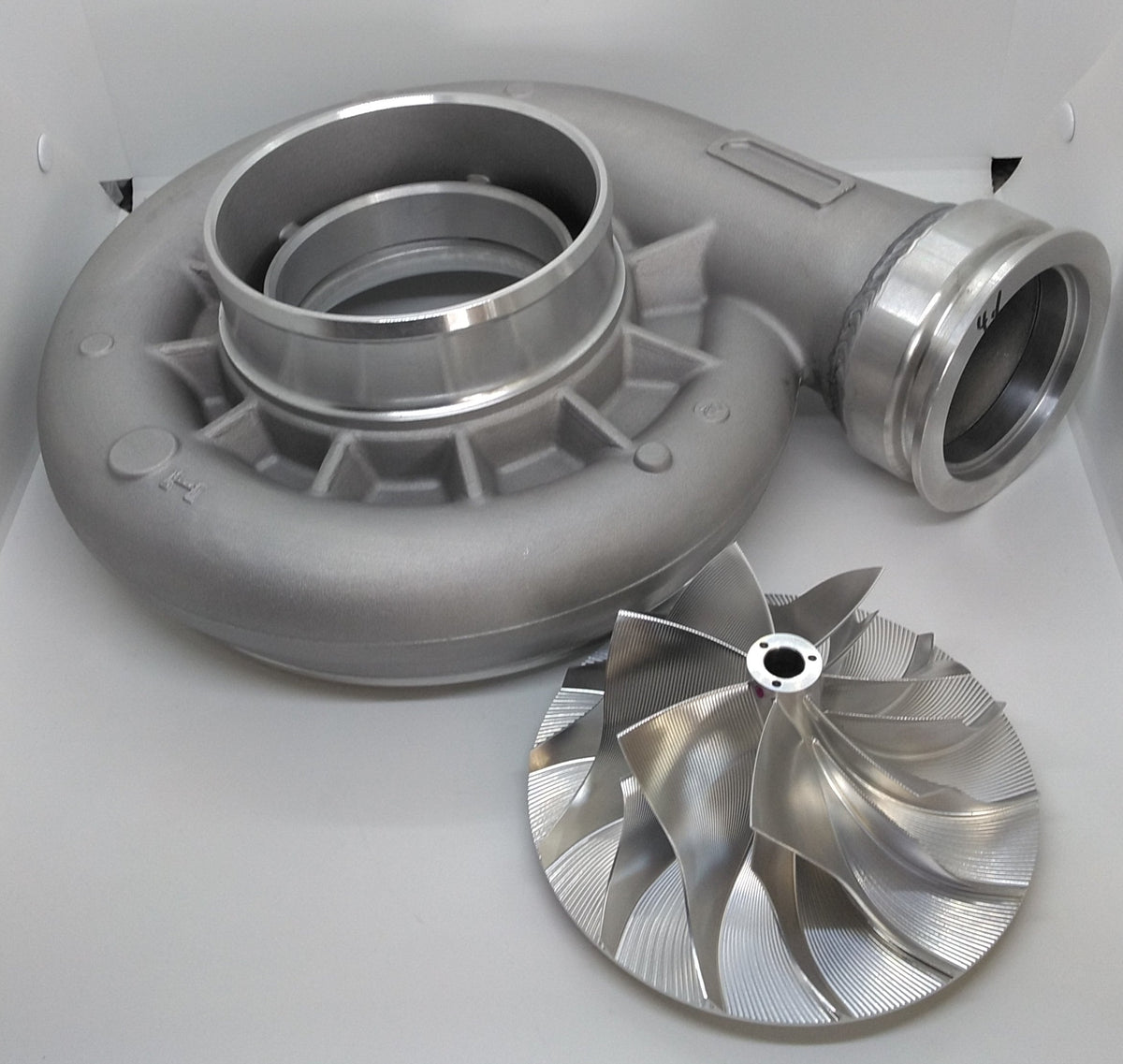 Apex Diesel Holset 4.1" HX82/ HC5A Billet Compressor Wheel And Cover
