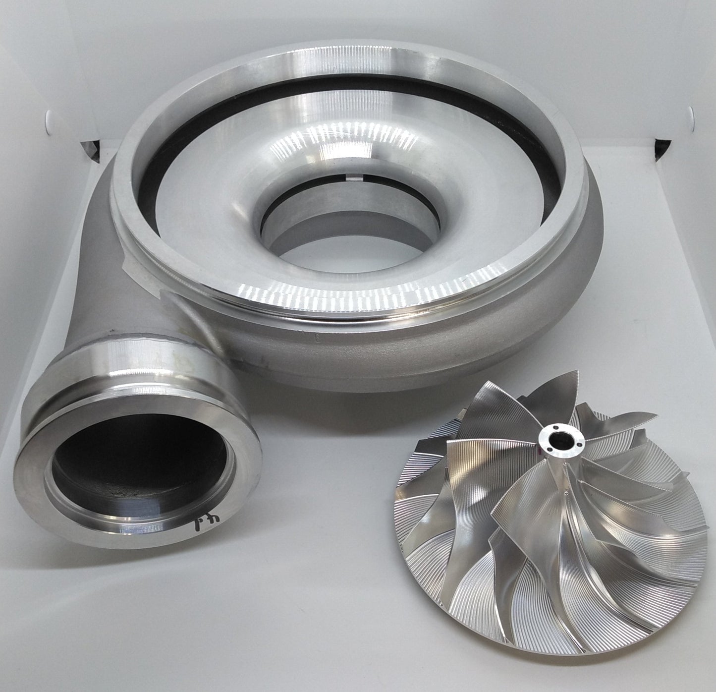 Apex Diesel Holset 4.1" HX82/ HC5A Billet Compressor Wheel And Cover