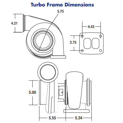 BORGWARNER 171702 S400SX4 S475 TURBOCHARGER