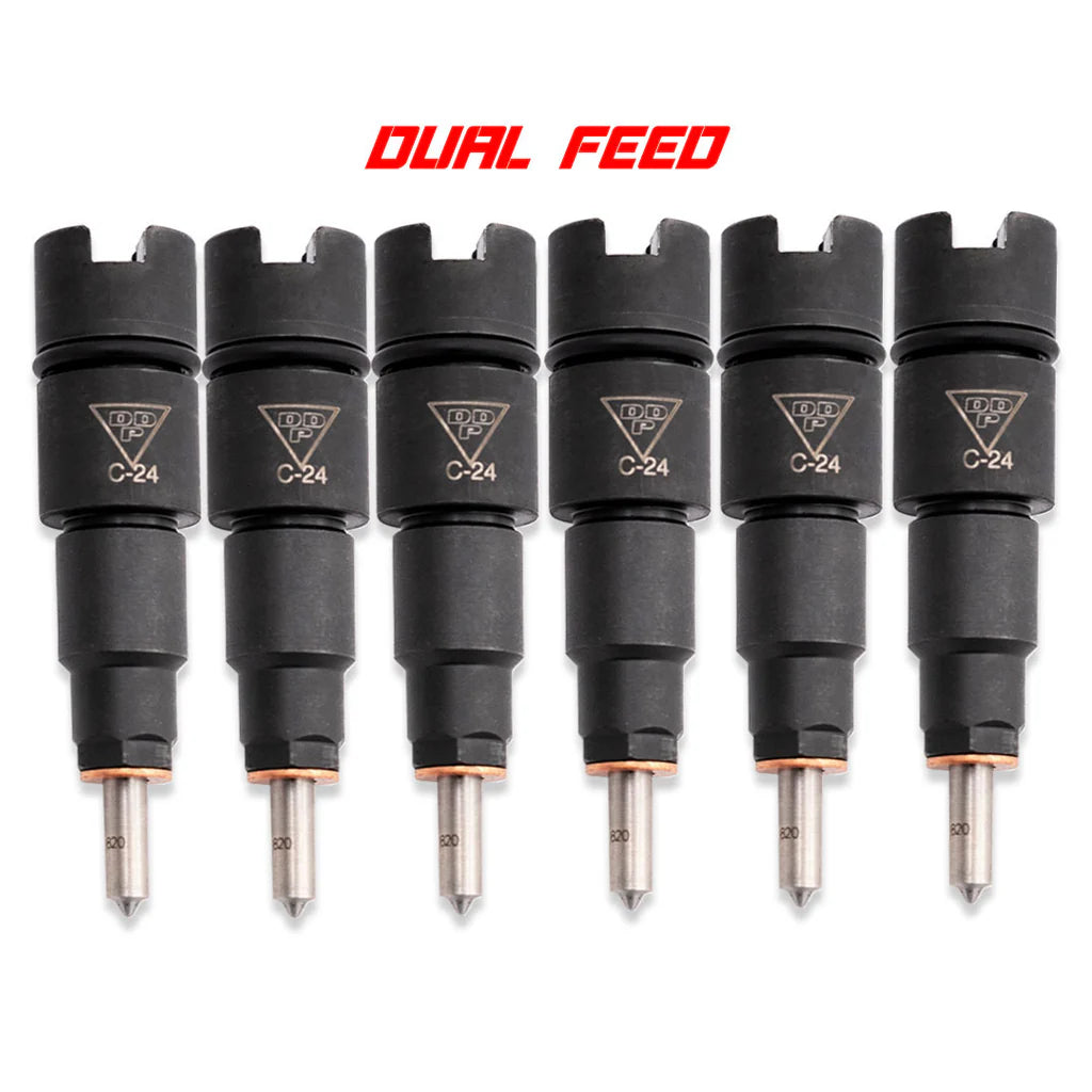 Dodge 98.5-02 24v Custom DUAL FEED Injector Set Dynomite Diesel
