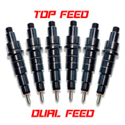 Cummins 24v Custom TOP FEED / DUAL FEED Injector Set Dynomite Diesel